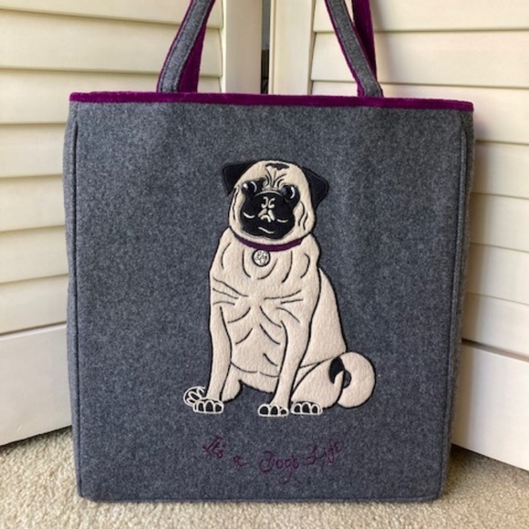 Lulu Guinness Handbags - Lulu Guinness London "It's a Dogs Life"' Pug Tote Bag